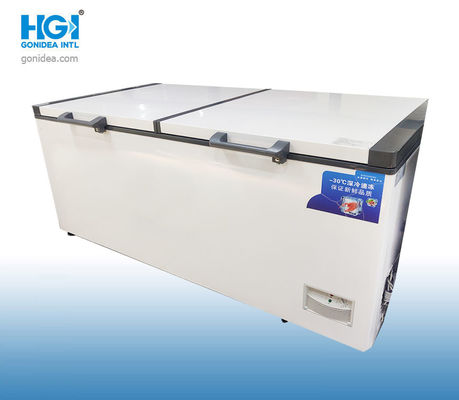 548 litrów Kolacja Market Double Door Commercial Big Chest Deep Freezer