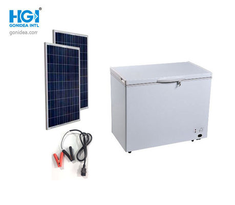 HGI DC 9.3 Cf Panel zasilana energią słoneczną zamrażarka skrzyniowa 262 litry do użytku na zewnątrz i w domu