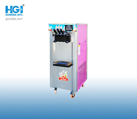 Commercial 2,3KW Professional Soft Serve Ice Cream Machine 25L Stojąca podłogowa
