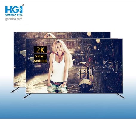 Telewizor z płaskim ekranem Full HD 32-calowy telewizor LED Smart bez obramowania LED